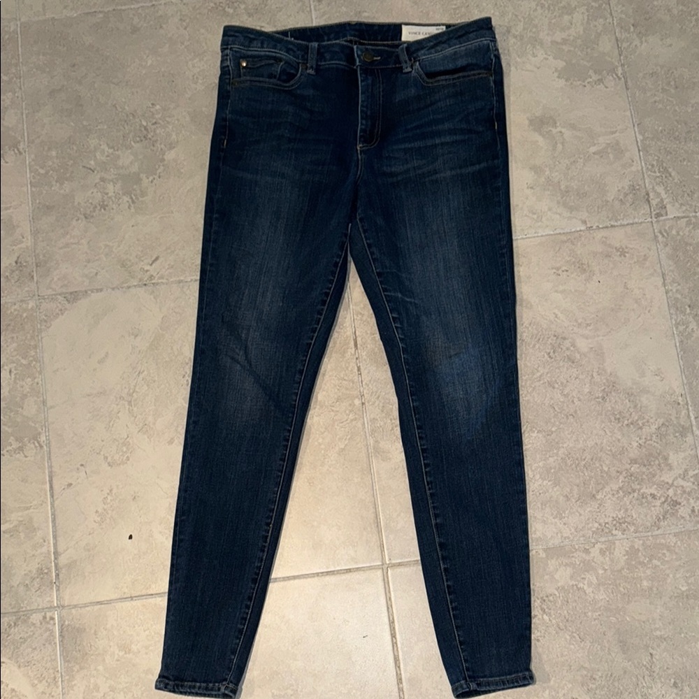 Vince Camuto Blue Skinny Jeans Stretch Denim